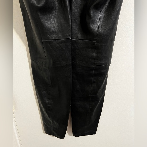 EUC Vince Leather Zip Leggings | Black | Size Medium - Picture 15 of 16